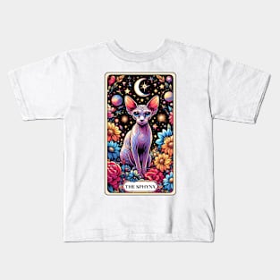 Sphynx Tarot Card Kids T-Shirt